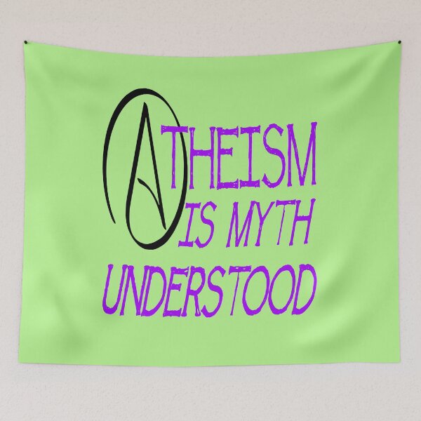 Item preview, Atheism Is Myth Understood Fun Play On Words Pun Lilac designed and sold by taiche.