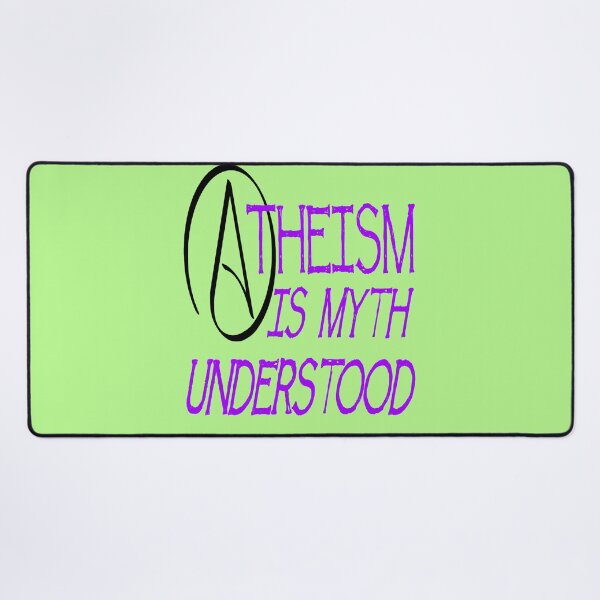 Item preview, Atheism Is Myth Understood Fun Play On Words Pun Lilac designed and sold by taiche.