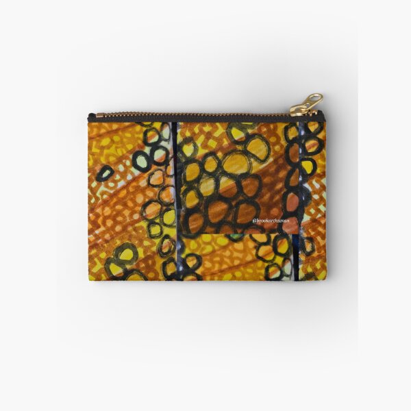 Item preview, Yellow Curved Patterns  and Circles designed and sold by DancingCreek.