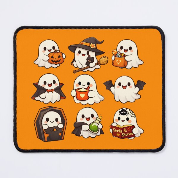 Item preview, Cute Halloween Ghost Sticker Pack Kawaii Spooky Boo Halloween Gift designed and sold by Artycom.