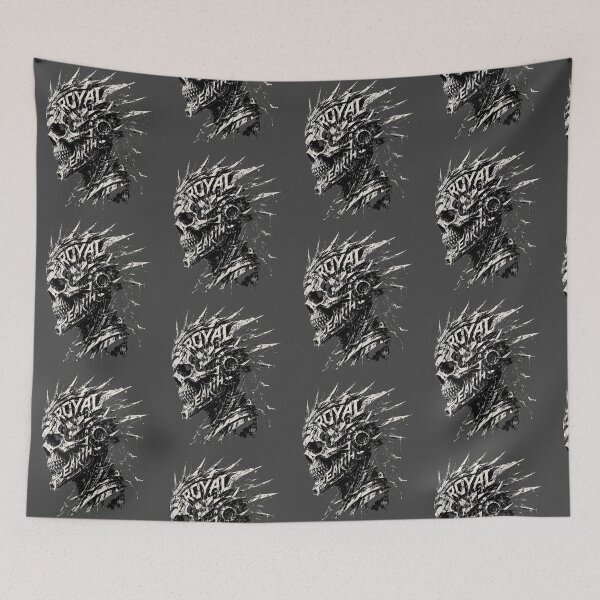 Item preview, Gothic Skull Grunge Typography Art designed and sold by RoyalEarthstore.