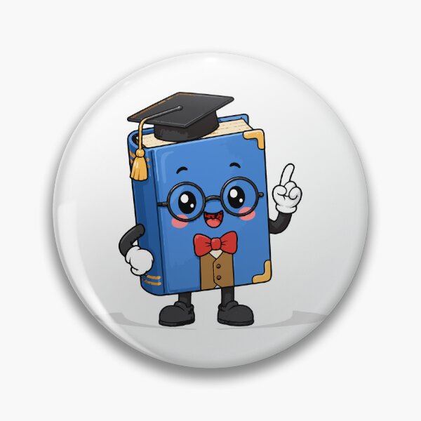 Item preview, Professor Book T-Shirt & Sticker | Cute Kawaii Teacher Book Mascot | Reading & Learning Gift designed and sold by Sunday.Supply.