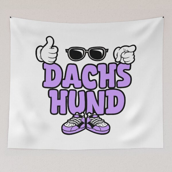 Item preview, DACHSHUND - PETS Graffiti Character Bold Popart designed and sold by NFTWords.