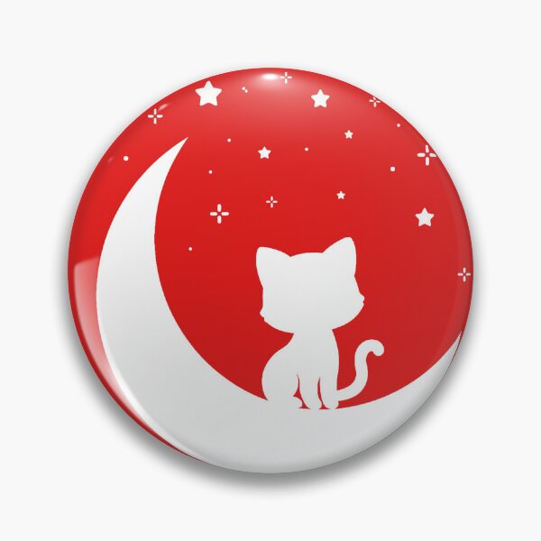 Item preview, Black Cat on White Moon for Dreamy Cat Lovers designed and sold by FantasyPearl.