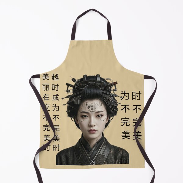 Item preview, Cyberpunk_geisha_portrait designed and sold by XakoLabs.