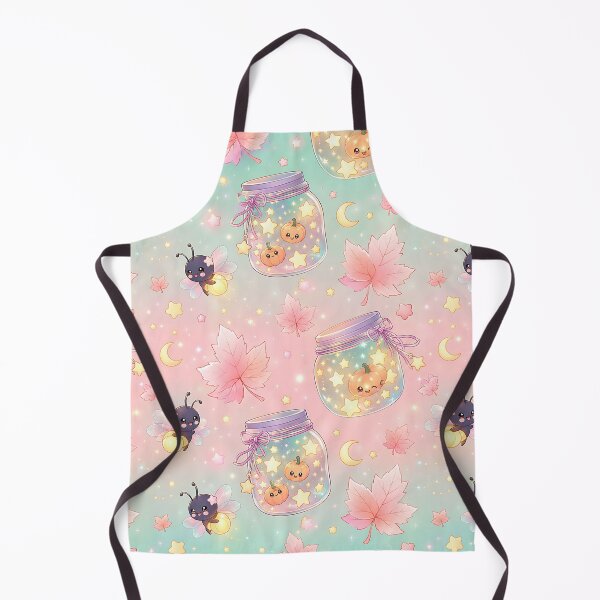 Item preview, Kawaii Pastel Autumn Cosmic Camping Pattern designed and sold by Thai Vibe Studio.