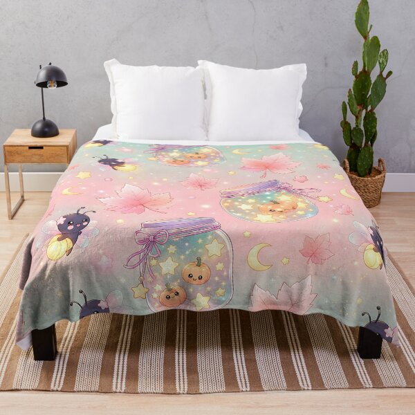 Item preview, Kawaii Pastel Autumn Cosmic Camping Pattern designed and sold by Thai Vibe Studio.