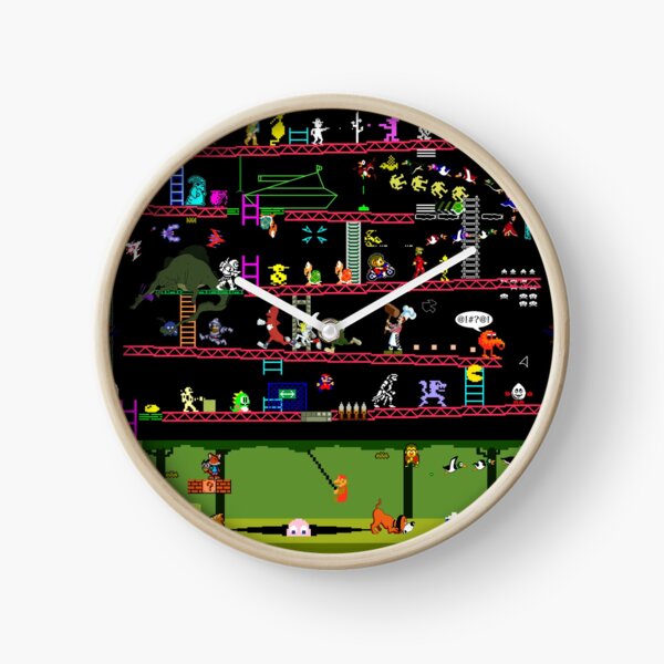 50 Video Game Classics Clock