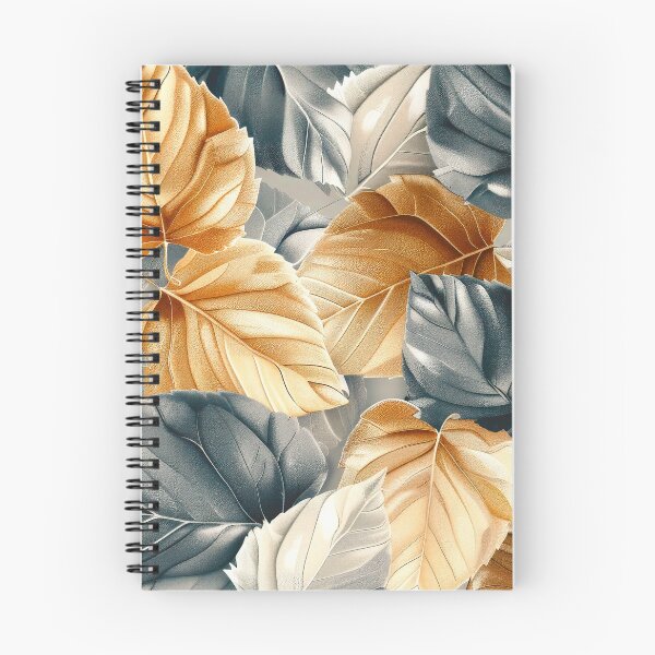 Item preview, Elegant Golden Earthtone And Silvery-Cream Leaves Designs designed and sold by DEC02.