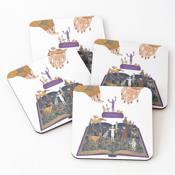 Item preview, Surreal Medieval Storybook Manuscript Illustration designed and sold by jhgjykuo.