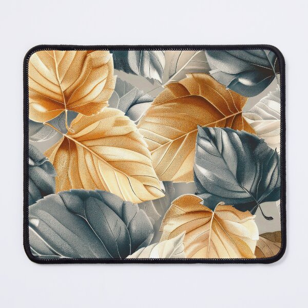 Item preview, Elegant Golden Earthtone And Silvery-Cream Leaves Designs designed and sold by DEC02.