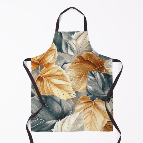 Item preview, Elegant Golden Earthtone And Silvery-Cream Leaves Designs designed and sold by DEC02.