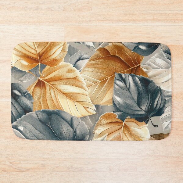 Item preview, Elegant Golden Earthtone And Silvery-Cream Leaves Designs designed and sold by DEC02.