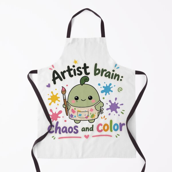 Item preview, Artist Brain Chaos And Color Funny Mascot designed and sold by srinig.