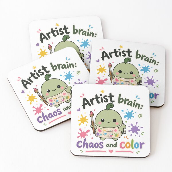 Item preview, Artist Brain Chaos And Color Funny Mascot designed and sold by srinig.