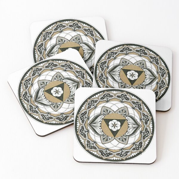 Item preview, Third Eye Chakra - Gold Black & White designed and sold by candorbysara.