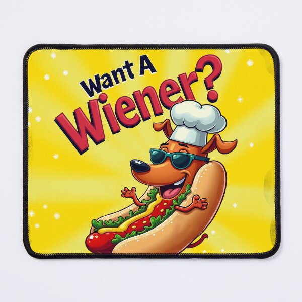 Item preview, Want A Wiener? (Do you like sausages?) designed and sold by The Wheezy Wizard.
