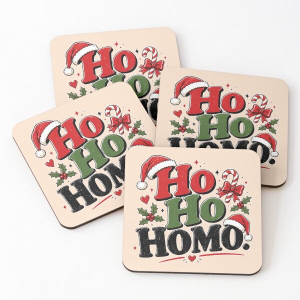 Item preview, Ho Ho Homo Christmas Shirt – Funny LGBTQ Pride Holiday Design designed and sold by TheStephanieRome.