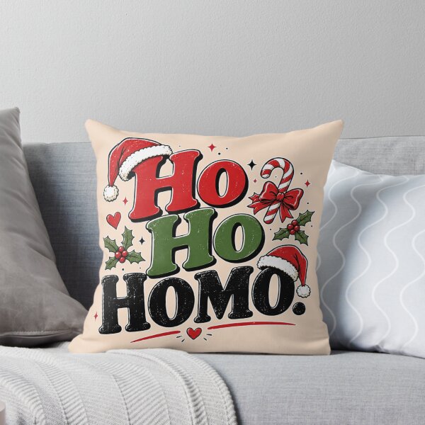 Item preview, Ho Ho Homo Christmas Shirt – Funny LGBTQ Pride Holiday Design designed and sold by TheStephanieRome.