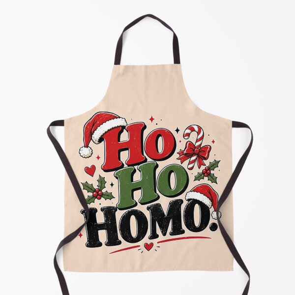 Item preview, Ho Ho Homo Christmas Shirt – Funny LGBTQ Pride Holiday Design designed and sold by TheStephanieRome.