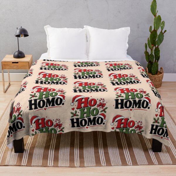 Item preview, Ho Ho Homo Christmas Shirt – Funny LGBTQ Pride Holiday Design designed and sold by TheStephanieRome.