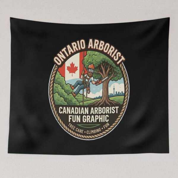 Item preview, Ontario Arborist - Canadian Arborist Fun Graphic - designed and sold by MarceloBozzano.