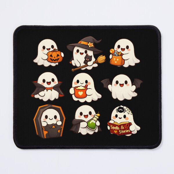 Item preview, Cute Halloween Ghost Sticker Pack Kawaii Spooky Boo Halloween Gift designed and sold by Artycom.
