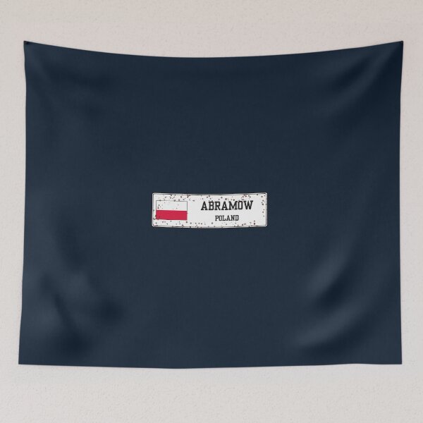 Item preview, Abramow Poland License Plate Style Sign - Polish Village Sign designed and sold by jeshands.