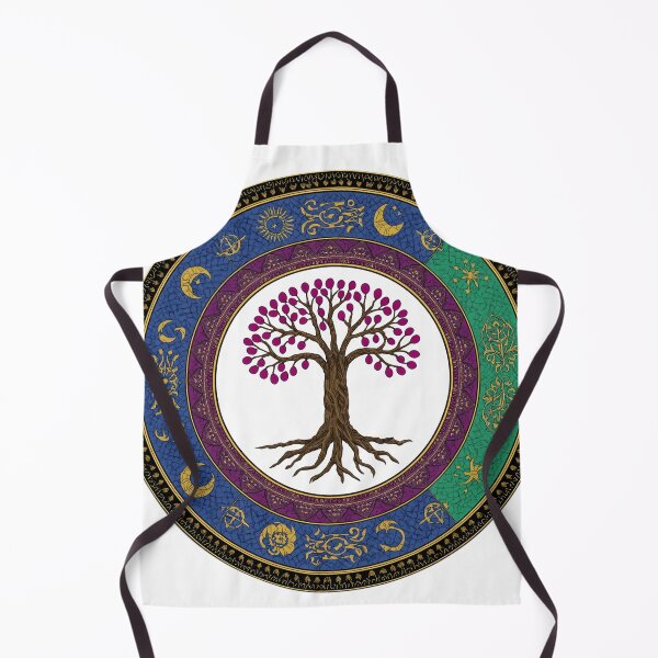 Item preview, Celestial Tree of Life Mosaic Emblem Illustration designed and sold by jhgjykuo.