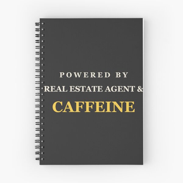 Item preview, Powered By Real Estate Agent & Caffeine - Real Estate Agent designed and sold by RetroThreadWorks.