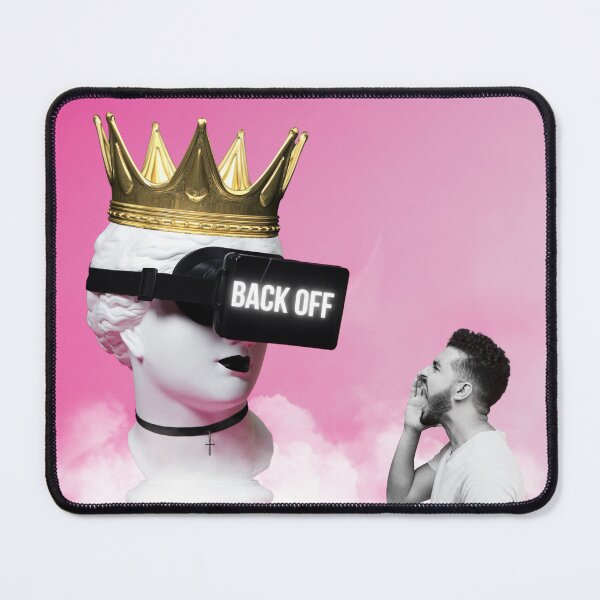 Item preview, Back Off Virtual Reality Crown Aesthetic Art designed and sold by Alien byte art.