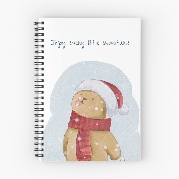Item preview, Enjoy Every Little Snowflake Winter Bear designed and sold by DiceWay.