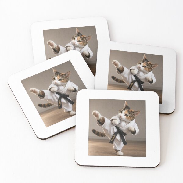 Item preview, Taekwondo cat  designed and sold by Jenswhim.