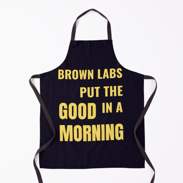 Item preview, Brown Lab Puppy Dog Morning Coffee Quote designed and sold by PRINTSCHARMINGM.