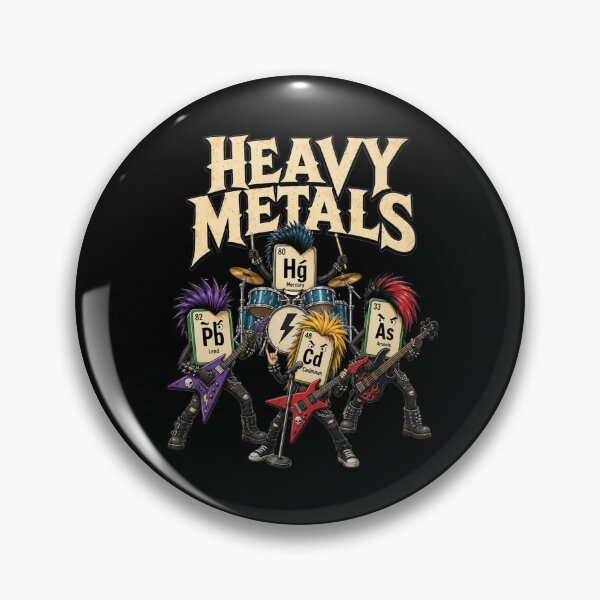 Item preview, Funny Chemistry Heavy Metals Science Design designed and sold by LiftyGifts.