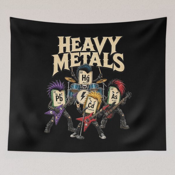 Item preview, Funny Chemistry Heavy Metals Science Design designed and sold by LiftyGifts.