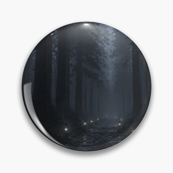 Item preview, Lamp lit path in the woods designed and sold by ForsakenDark.