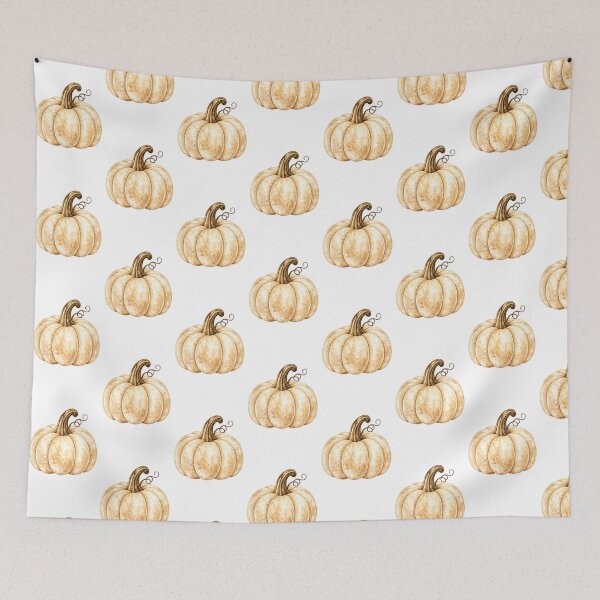 Item preview, White Harvest Pumpkin Clipart | Watercolor Botanical Pumpkin | Autumn Harvest Art designed and sold by Nolmo.