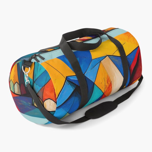 Item preview, Colorful Geometric Elephant - Abstract Cubist Stained Glass Elephant Art designed and sold by inkaylindesign.