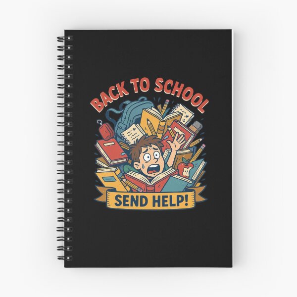 Item preview, Back to School Send Help Funny Design designed and sold by WikaKowalczyk.