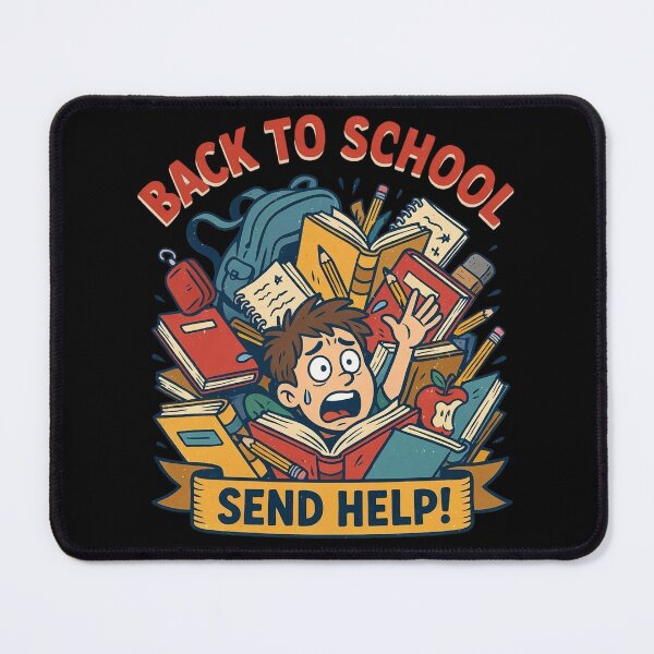 Item preview, Back to School Send Help Funny Design designed and sold by WikaKowalczyk.