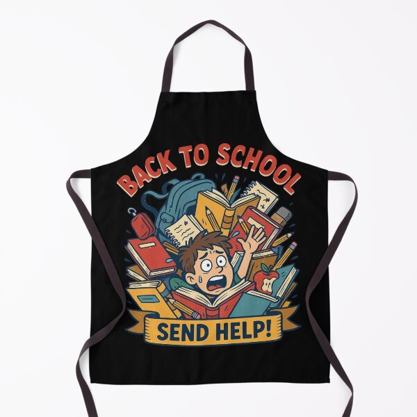 Item preview, Back to School Send Help Funny Design designed and sold by WikaKowalczyk.