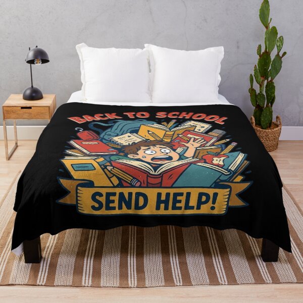 Item preview, Back to School Send Help Funny Design designed and sold by WikaKowalczyk.