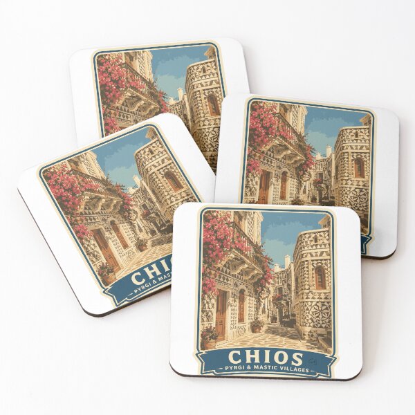 Item preview, Vintage Chios Pyrgi & Mastic Villages Travel designed and sold by CharaFei.Art.