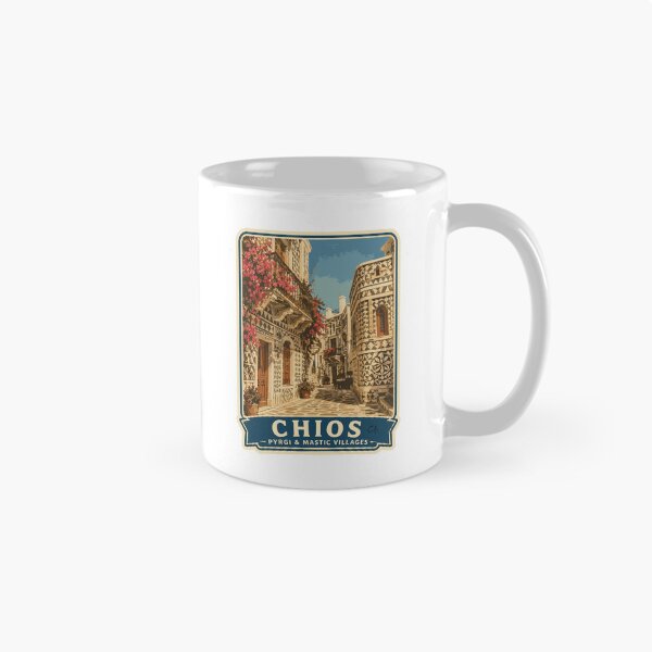 Item preview, Vintage Chios Pyrgi & Mastic Villages Travel designed and sold by CharaFei.Art.