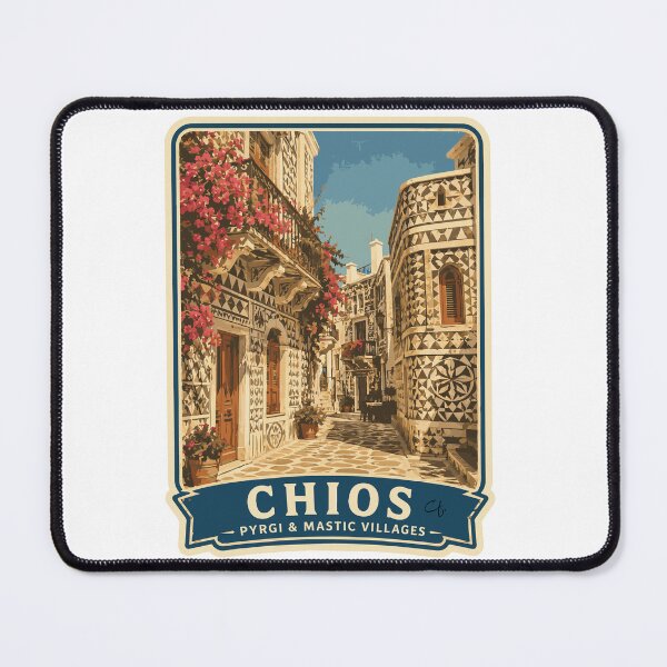 Item preview, Vintage Chios Pyrgi & Mastic Villages Travel designed and sold by CharaFei.Art.