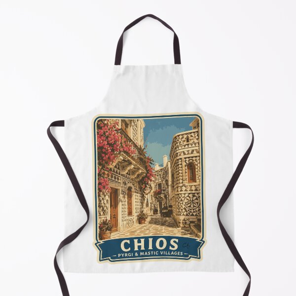 Item preview, Vintage Chios Pyrgi & Mastic Villages Travel designed and sold by CharaFei.Art.