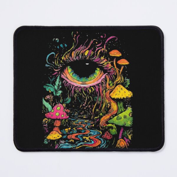 Item preview, Psychedelic Cosmic Eye Mushroom Art | Trippy Surreal Fantasy Art designed and sold by Gbriel3.