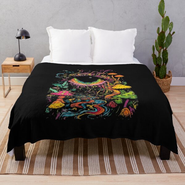 Item preview, Psychedelic Cosmic Eye Mushroom Art | Trippy Surreal Fantasy Art designed and sold by Gbriel3.