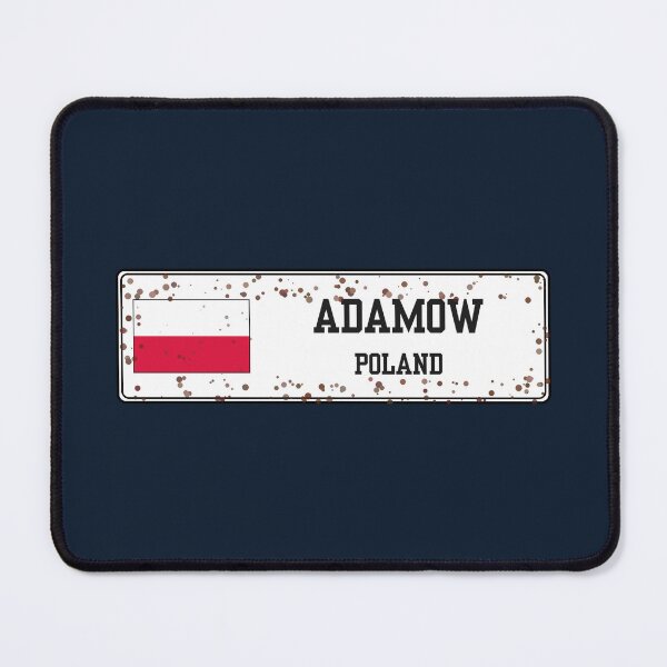Item preview, Adamow Poland License Plate Style Sign - Polish Village Sign designed and sold by jeshands.